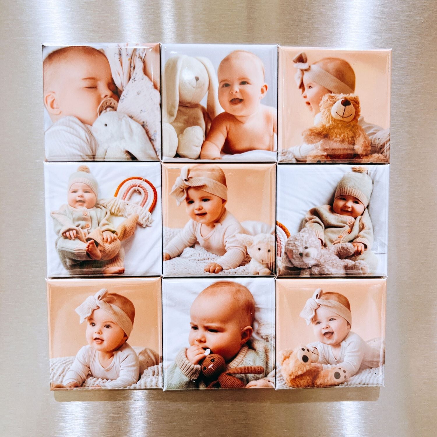 Set of 9 Photo Magnets - Printed Tales