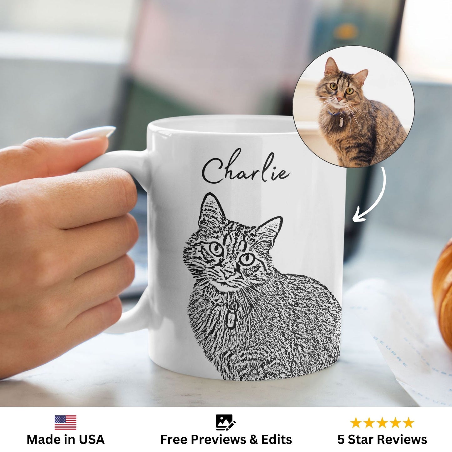 Personalized Pet Photo Mug - Printed Tales