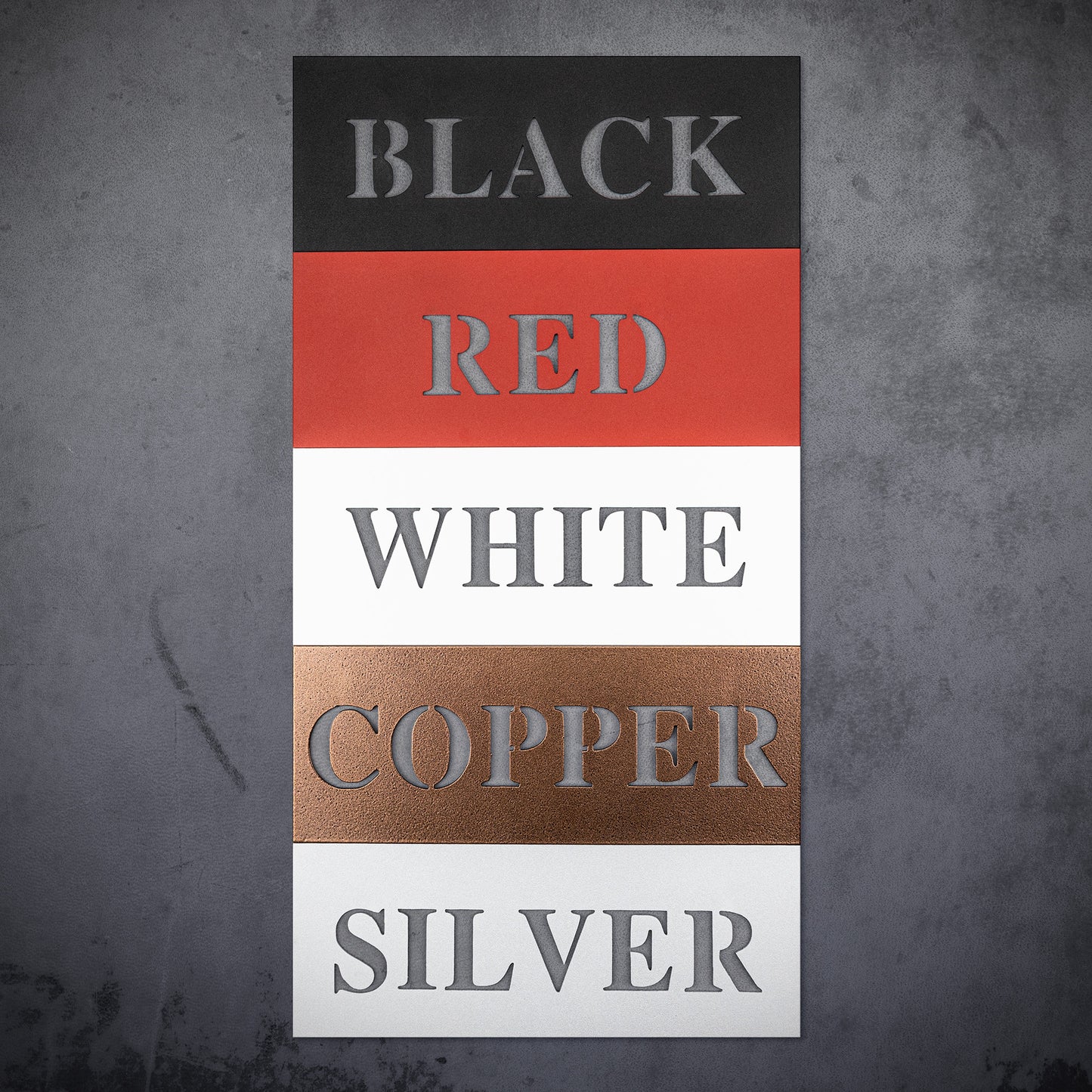 Custom Monogram Metal Signs - Printed Tales