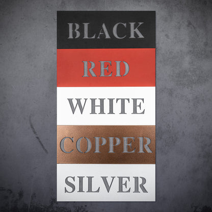 Custom Monogram Metal Signs - Printed Tales