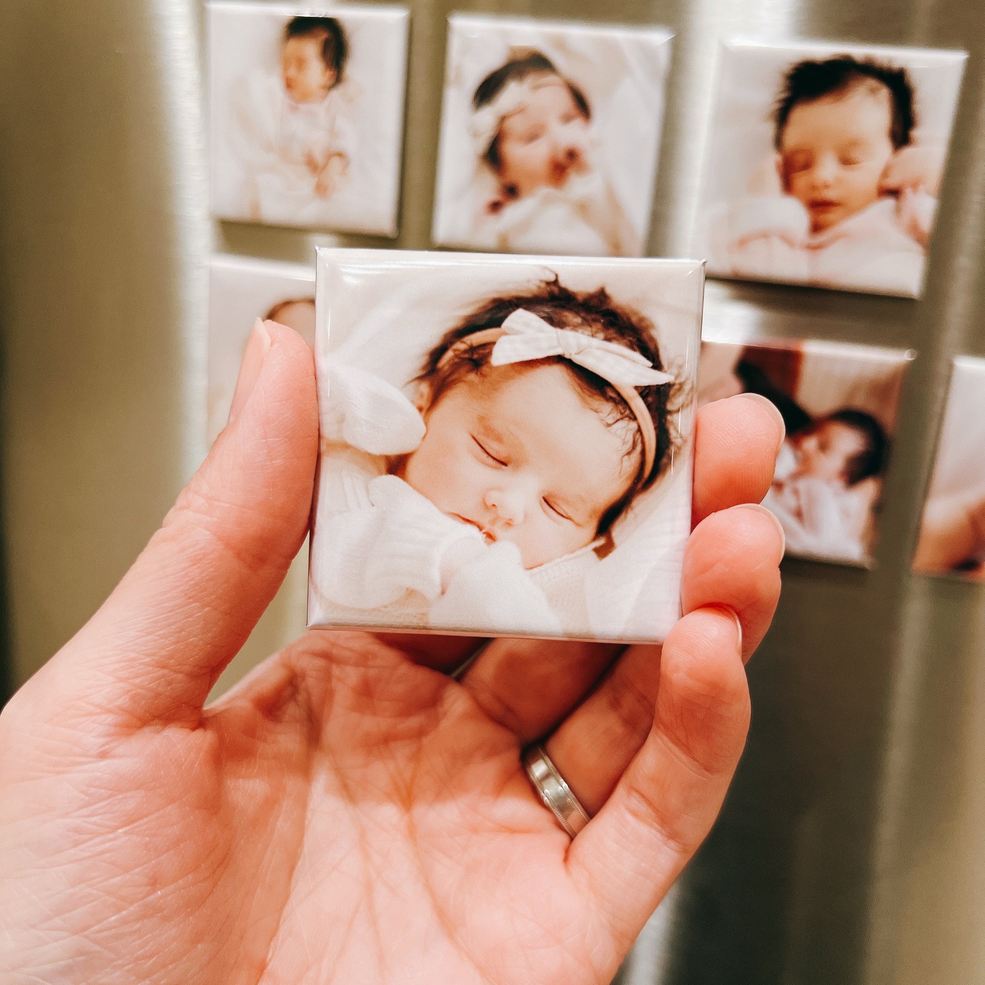 Set of 9 Photo Magnets - Printed Tales