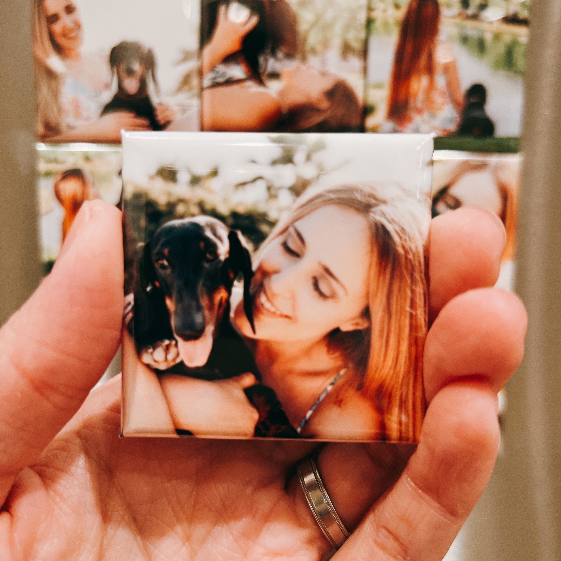 Set of 9 Photo Magnets - Printed Tales