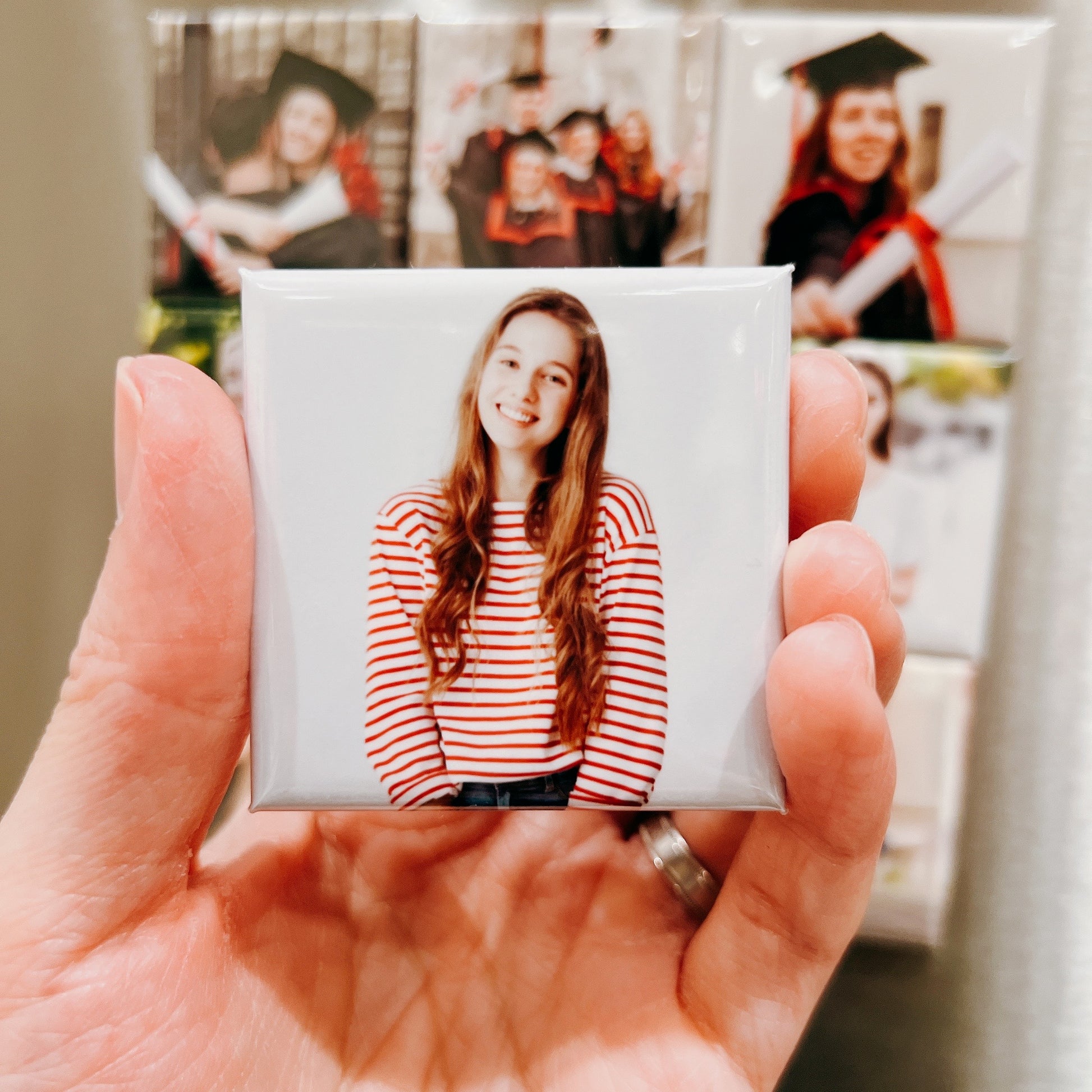 Set of 9 Photo Magnets - Printed Tales
