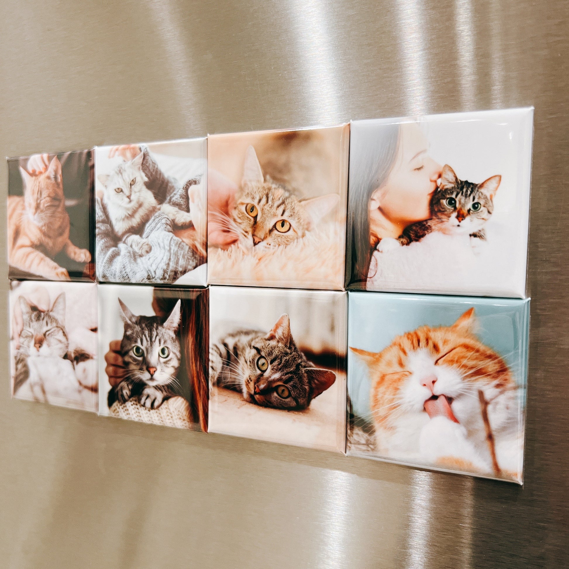 Set of 9 Photo Magnets - Printed Tales