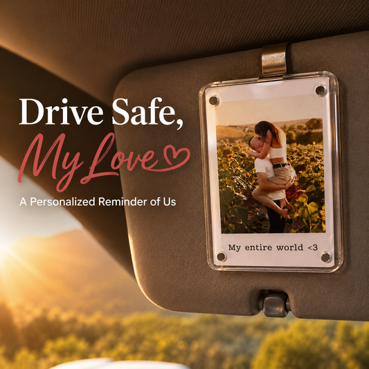 Personalized Photo Car Visor Clip