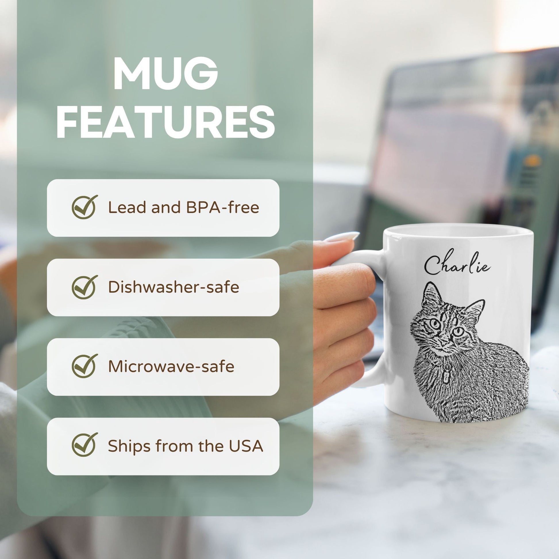 Personalized Pet Photo Mug - Printed Tales